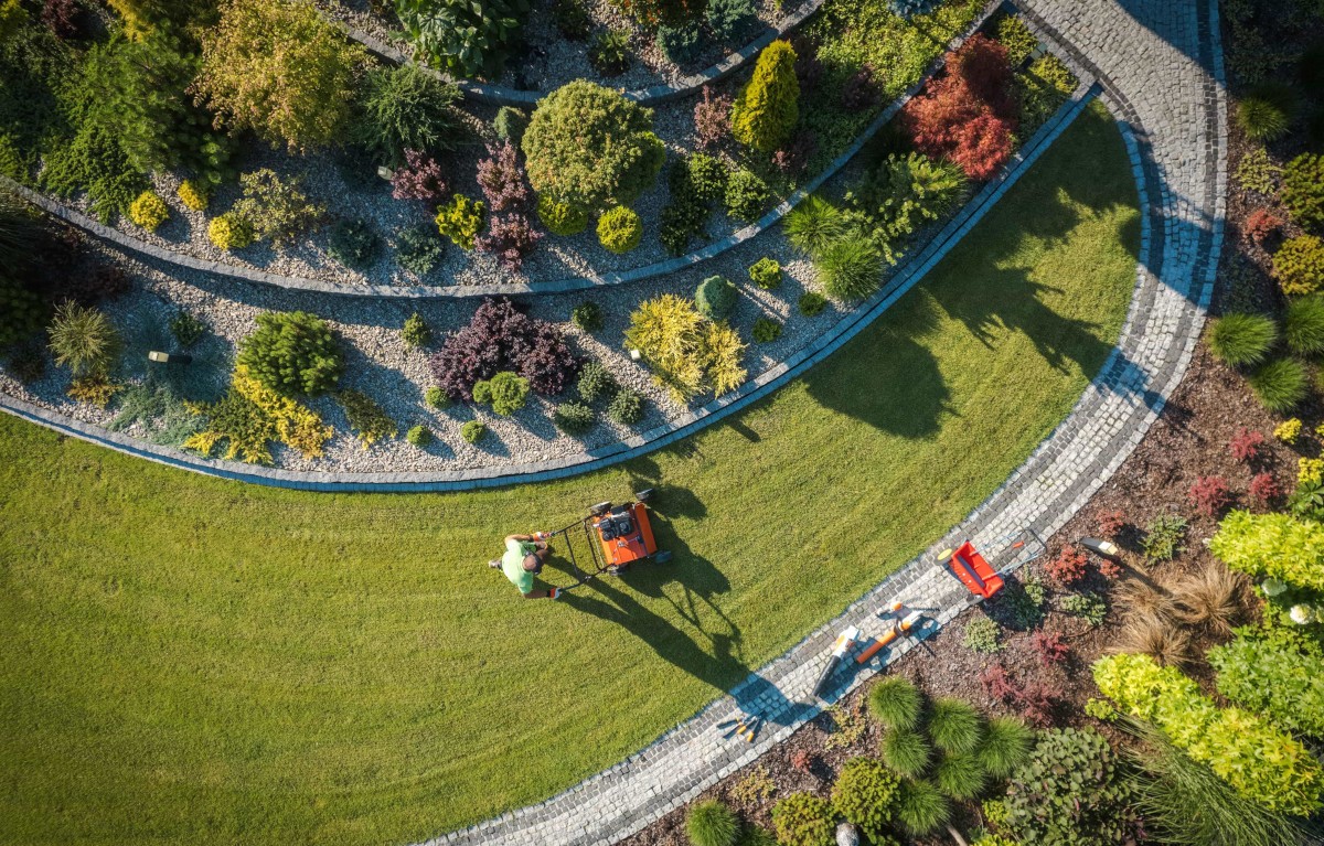 Aerial Lawn View